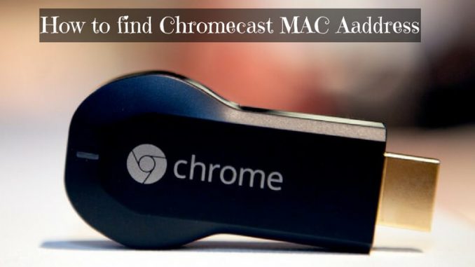 Chromecast setup on macbook